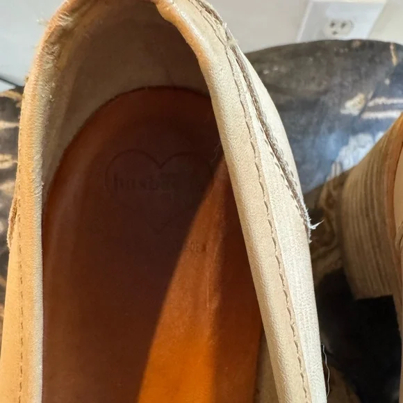 Swedish Hasbbens Tan Tassel Loafers - Picture 2 of 6